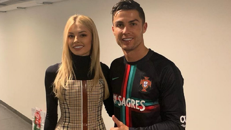 Влада Зінченко та Кріштіану Роналду / Інстаграм Влада Зінченко та Кріштіану Роналду / Інстаграм