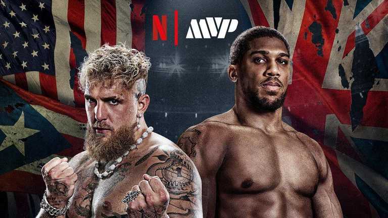 Джейк Пол і Ентоні Джошуа / Колаж Netflix Джейк Пол і Ентоні Джошуа / Колаж Netflix