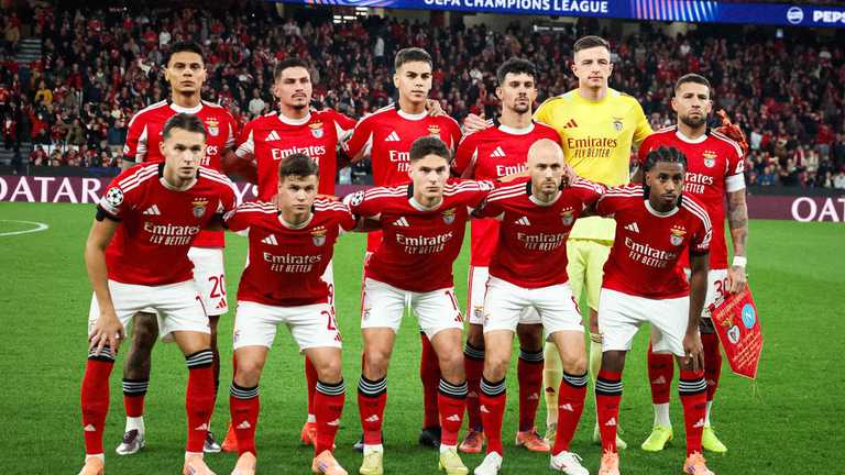 Игроки Бенфики / Фото пресс-службы клуба Игроки Бенфики / Фото пресс-службы клуба