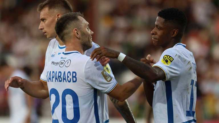 Анхель Торрес (справа) / Фото ФК Динамо Анхель Торрес (справа) / Фото ФК Динамо