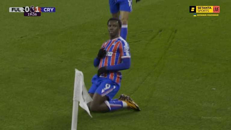 Кристал Пэлас обыграл Фулхэм / Скриншот из видео Кристал Пэлас обыграл Фулхэм / Скриншот из видео