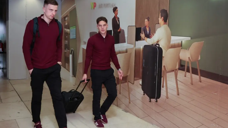 Анатолій Трубін та Георгій Судаков / фото: ФК Бенфіка Анатолій Трубін та Георгій Судаков / фото: ФК Бенфіка