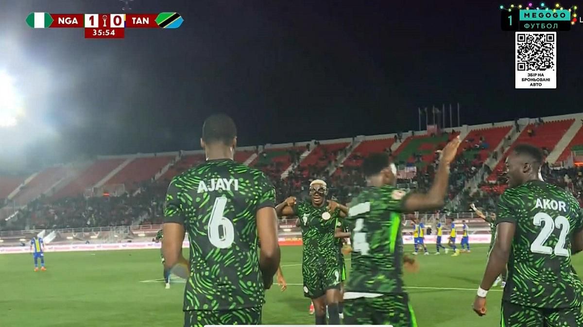 Гравці збірної Нігерії / Скріншот з відео