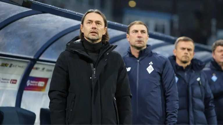 Игорь Костюк с ассистентами / фото: ФК Динамо Киев