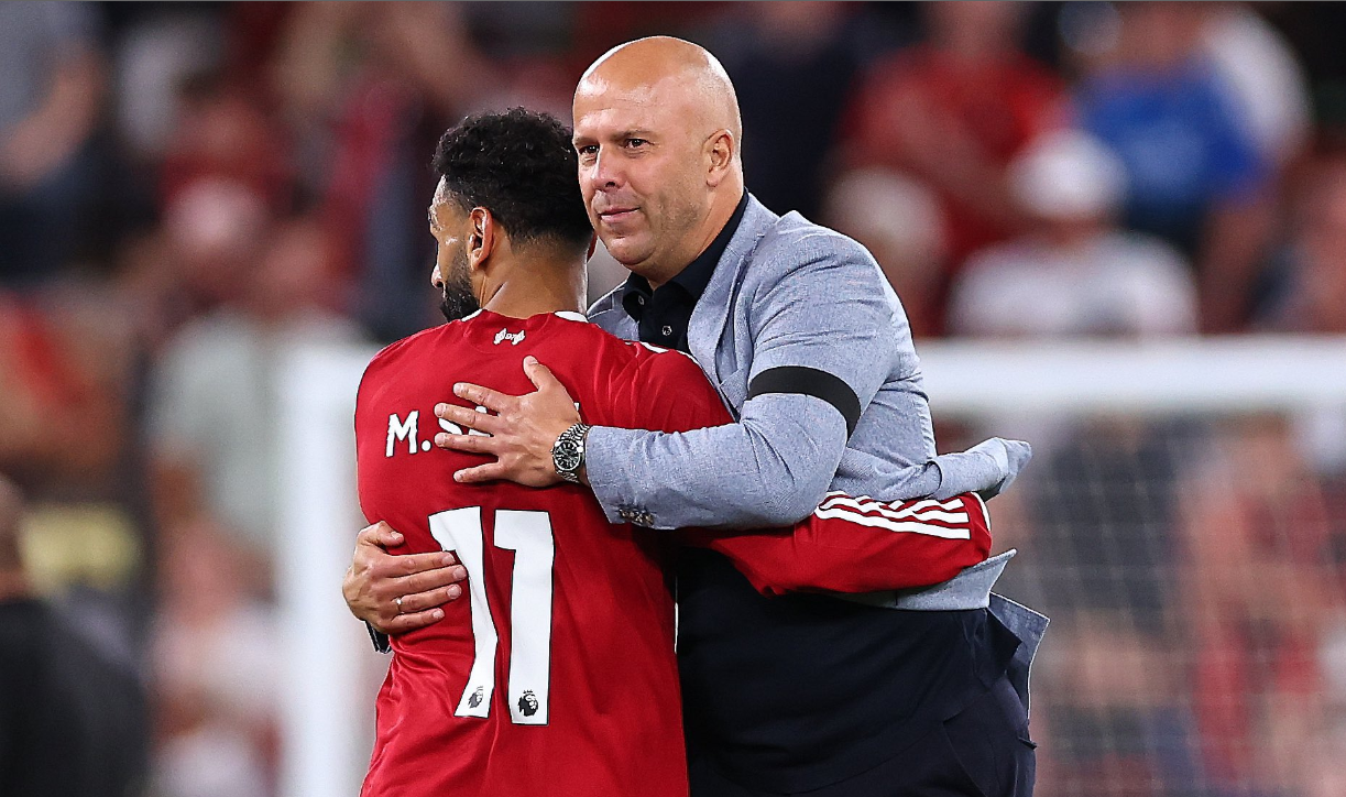 Мохамед Салах і Арне Слот / Getty Images