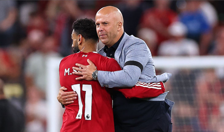 Мохамед Салах и Арне Слот / Getty Images