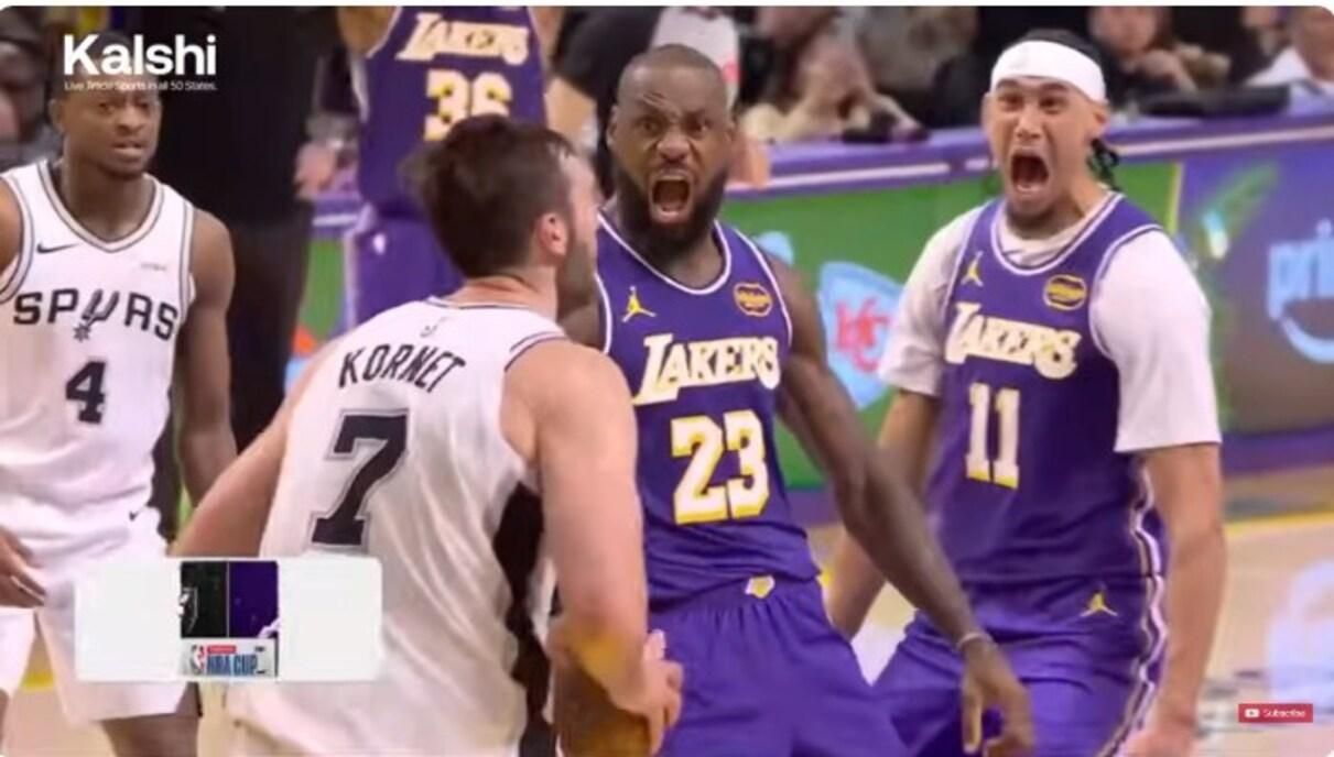 Лейкерс – Сан-Антоніо / Скріншот