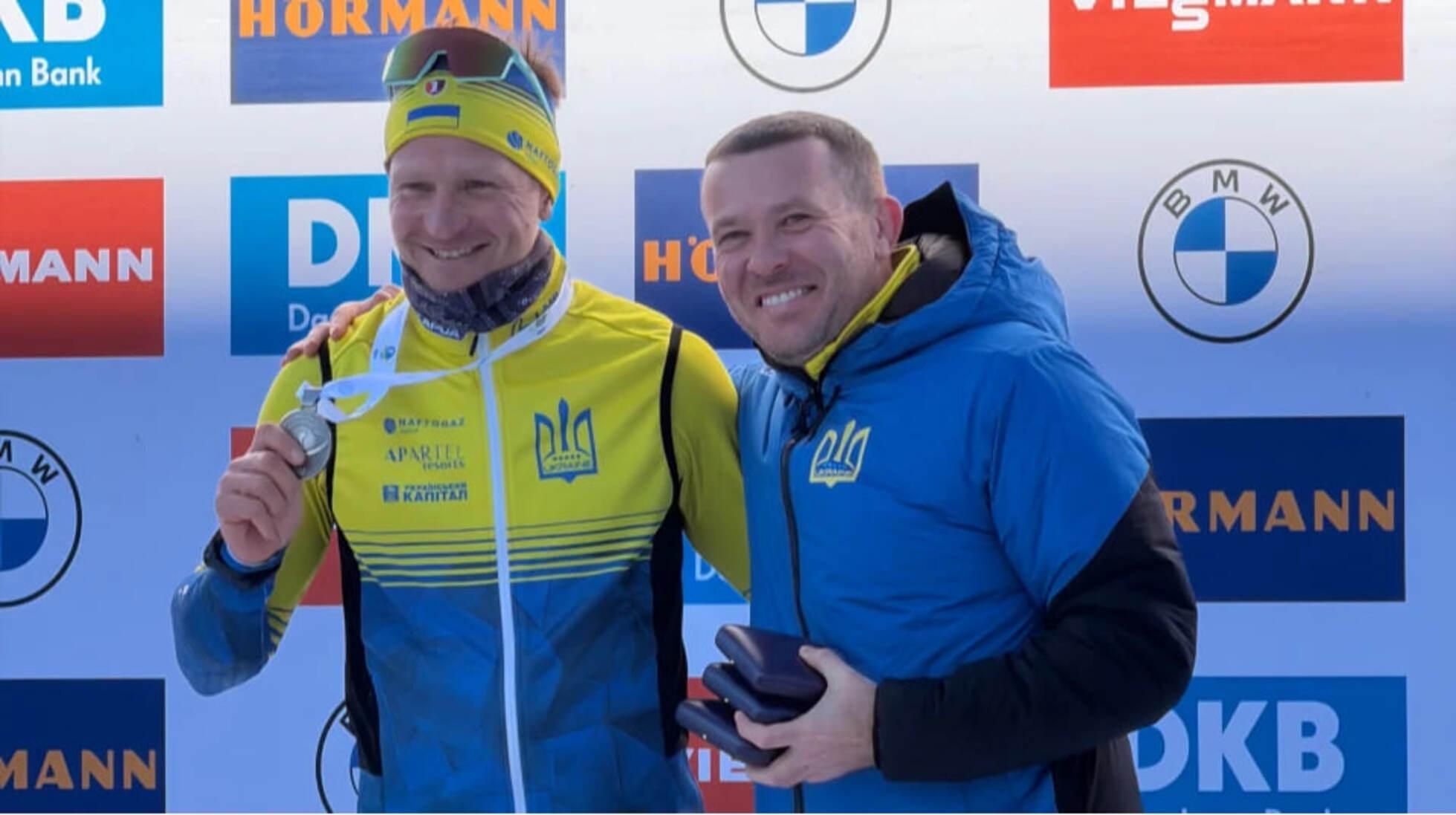 Сергій Семенов та президент ФБУ Іван Крулько / www.biathlon.com.ua