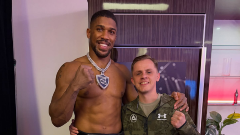 Ентоні Джошуа і Єгор Голуб / Фото з Instagram Ентоні Джошуа і Єгор Голуб / Фото з Instagram