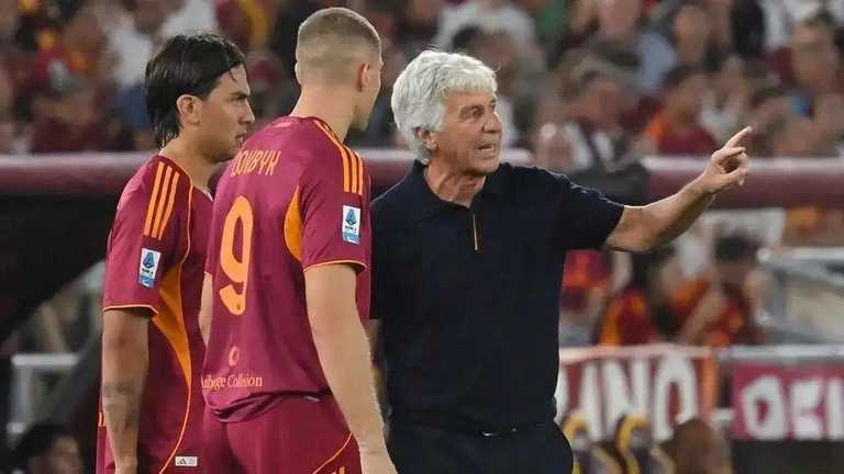 Дибала, Довбик и Гасперини / фото: Archivio Massimo Insabato/Mondadori Portfolio via Getty Images Дибала, Довбик и Гасперини / фото: Archivio Massimo Insabato/Mondadori Portfolio via Getty Images