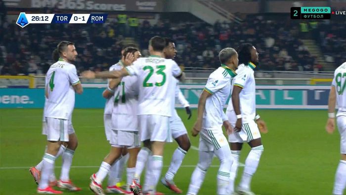 Рома без травмированного Довбыка одержала уверенную победу в Серии А и продолжает преследовать Наполи