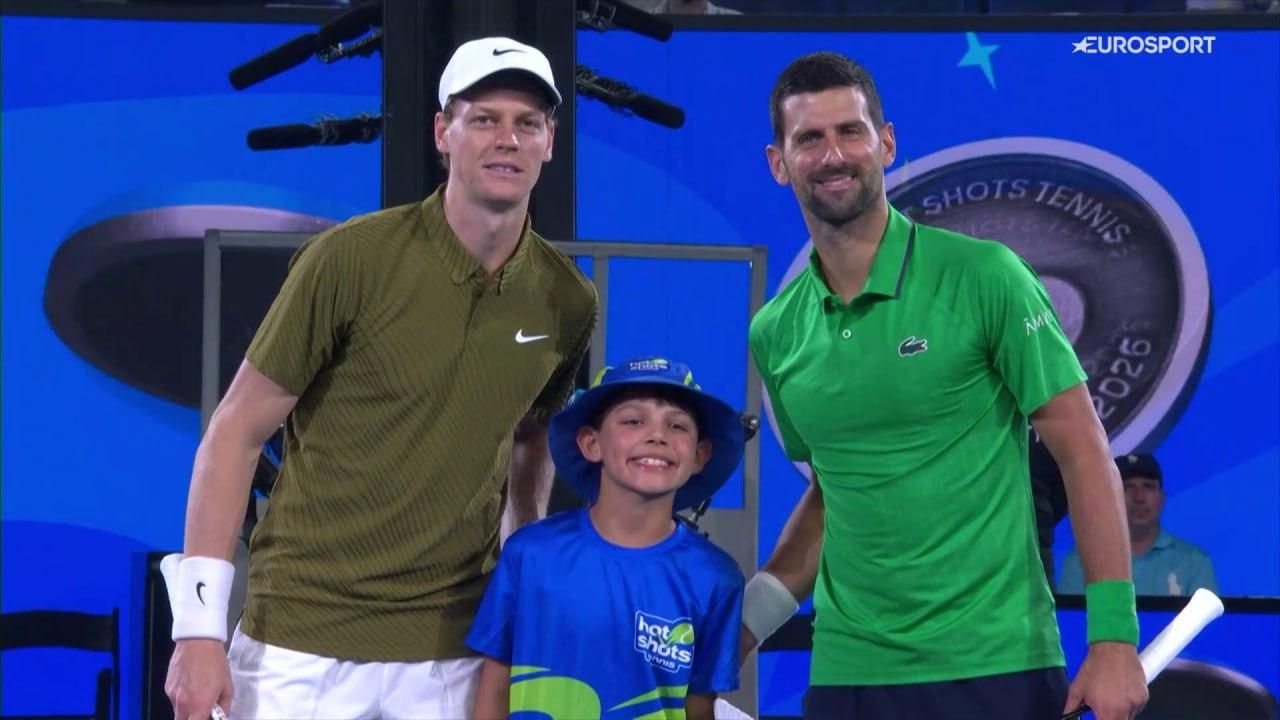 Яннік Сіннер і Новак Джоковіч / Скріншот