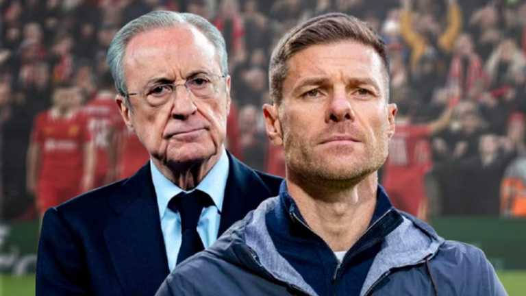 Флорентіно Перес і Хабі Алонсо / Фото DefensaCentral Флорентіно Перес і Хабі Алонсо / Фото DefensaCentral