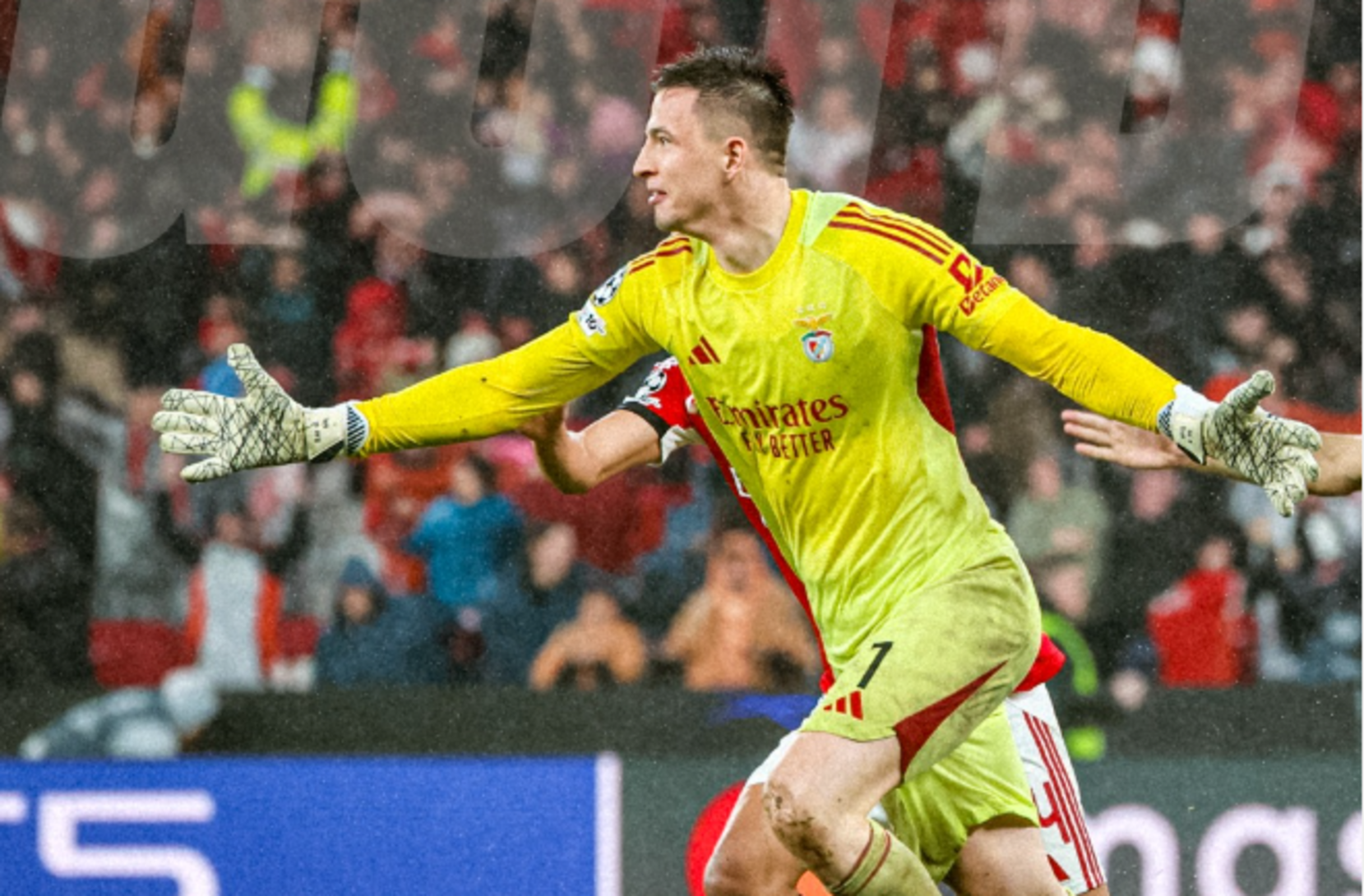 Анатолий Трубин празднует гол в ворота Реала / Фото Бенфика