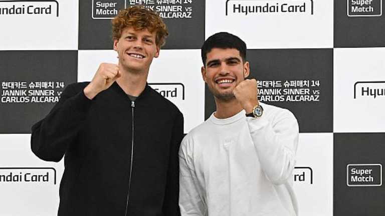 Сіннер і Алькарас / AFP/SID/JUNG YEON-JE Сіннер і Алькарас / AFP/SID/JUNG YEON-JE