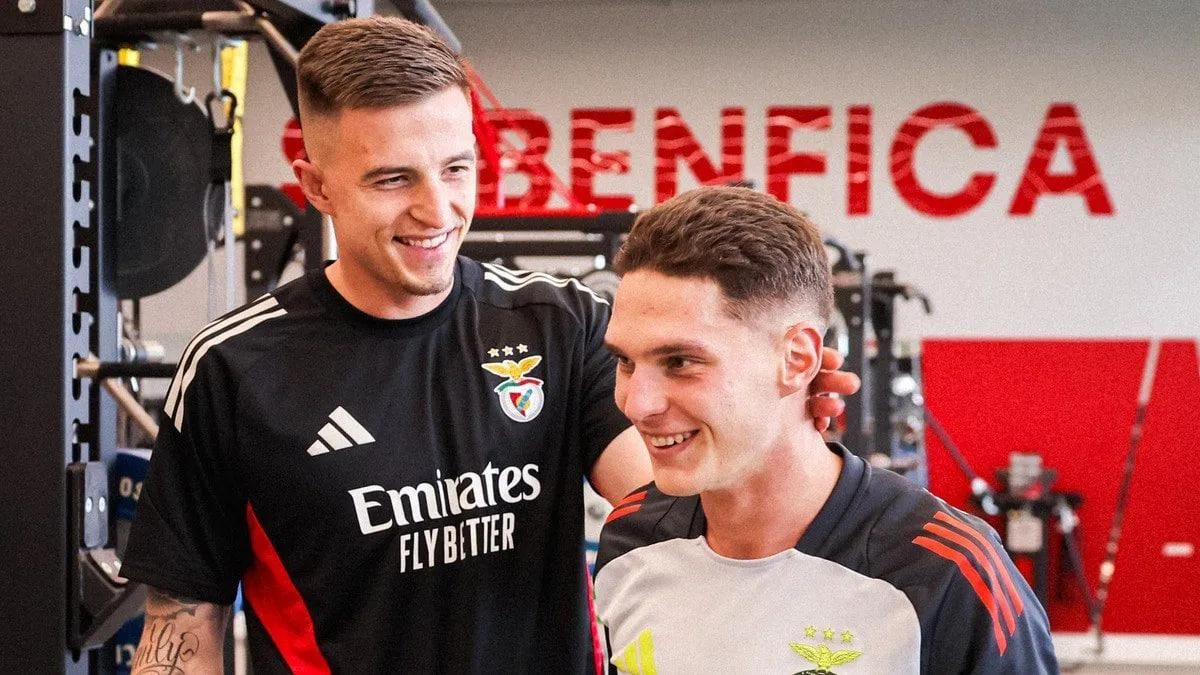 Трубін і Судаков / Фото Бенфіка