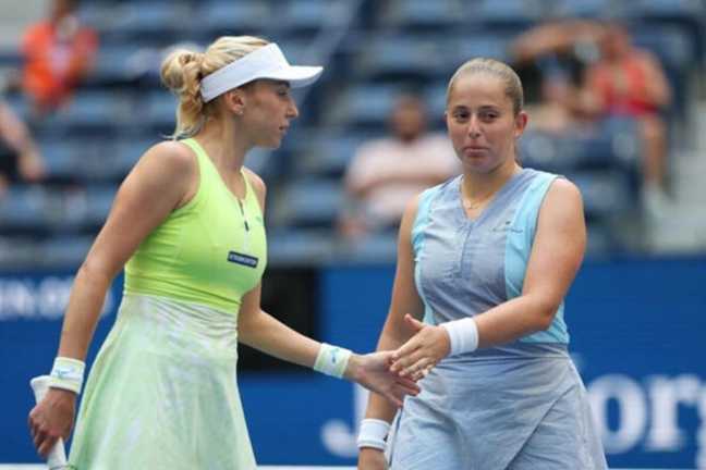 Людмила Киченок и Елена Остапенко / фото USTA