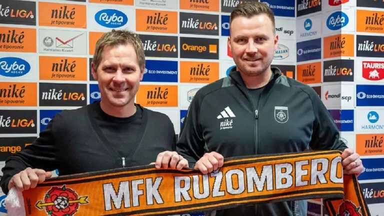 Томаш Хюбшман (ліворуч) / Фото прес-служби Ружомберка Томаш Хюбшман (ліворуч) / Фото прес-служби Ружомберка