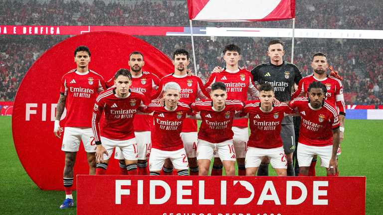 Гравці Бенфіки / Фото прес-служби клубу Гравці Бенфіки / Фото прес-служби клубу