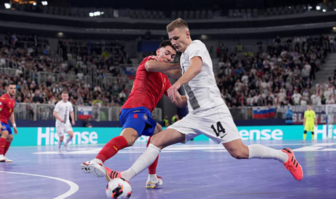 Іспанія розтрощила Словенію на Євро-2026 з футзалу, Білорусь принизили неймовірним хет-триком