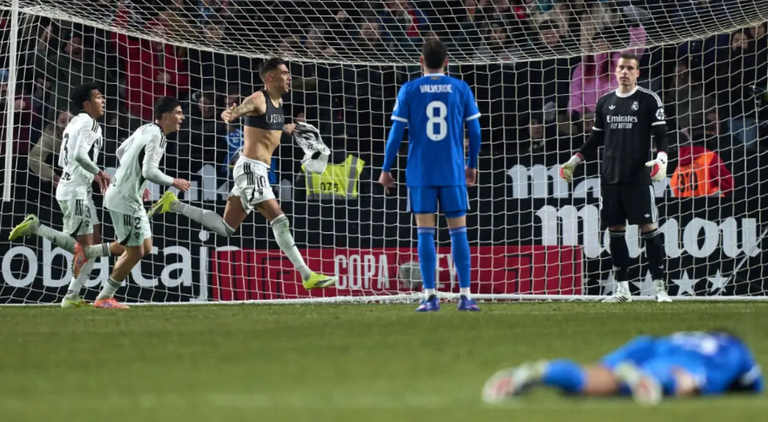 Андрій Лунін у провальному матчі проти Альбасете / Getty Images