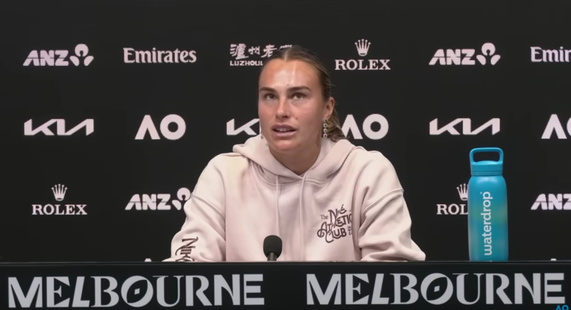 Аріна Соболенко / Скріншот