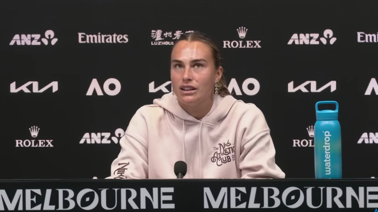 Аріна Соболенко / Скріншот Аріна Соболенко / Скріншот