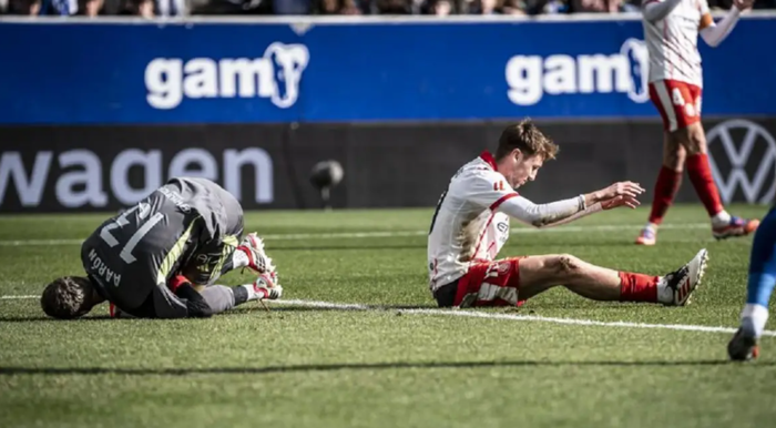 Жирона сенсаційно програла екс-клубу Луніна – Ванат дивом уникнув червоної картки за грубий фол