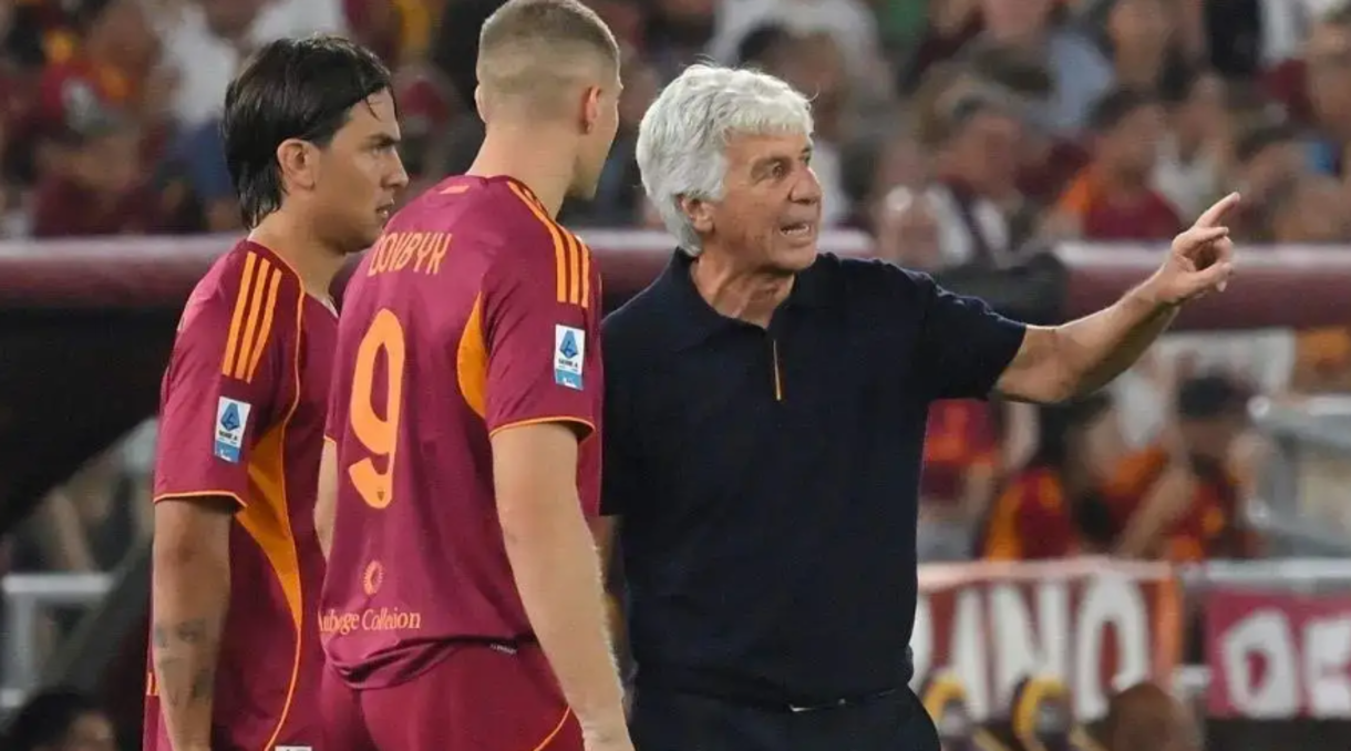 Дибала, Довбик та Гасперіні / фото: Archivio Massimo Insabato/Mondadori Portfolio via Getty Images