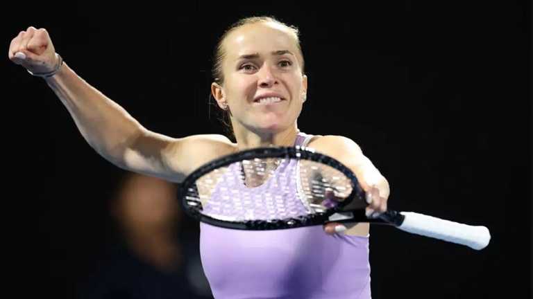 Еліна Світоліна / Скріншот з трансляції Еліна Світоліна / Скріншот з трансляції