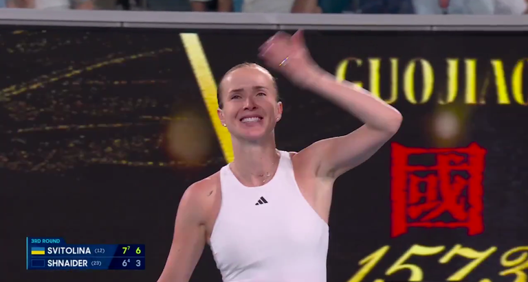 Элина Свитолина / Скриншот