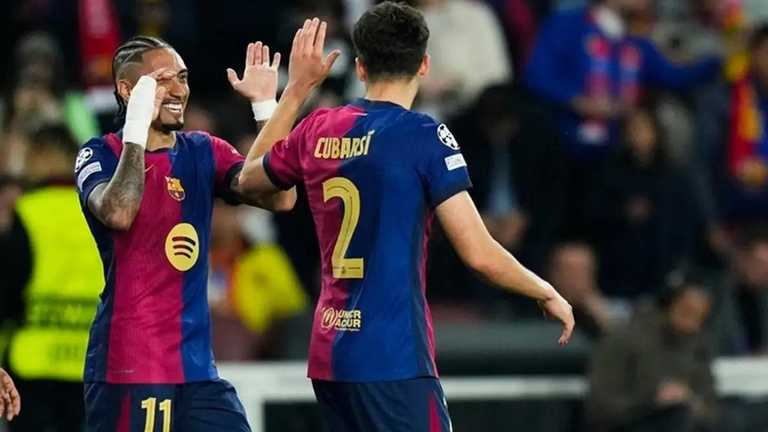 Пау Кубарсі та Рафінья / фото: EFE Пау Кубарсі та Рафінья / фото: EFE