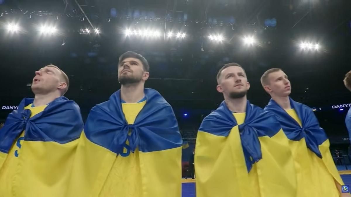 Гравці збірної України / Скріншот з трансляції