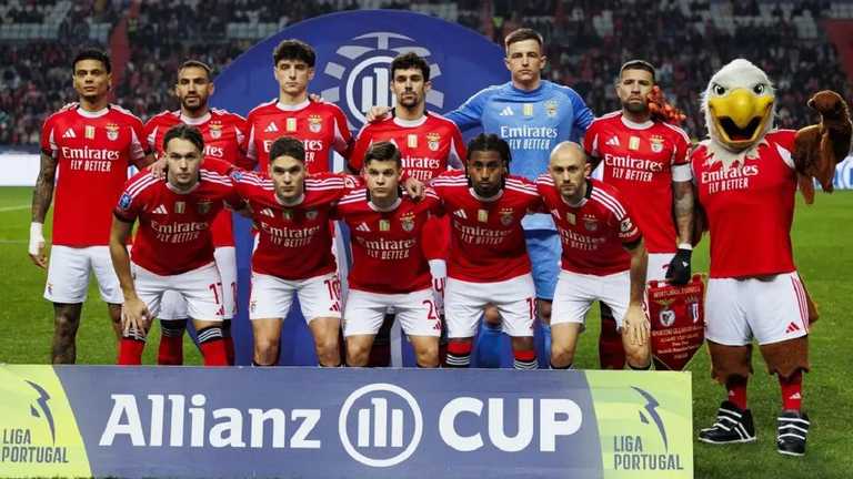 Игроки Бенфики / Фото Luis Loureiro/Eurasia Sport Images/Getty Images Игроки Бенфики / Фото Luis Loureiro/Eurasia Sport Images/Getty Images