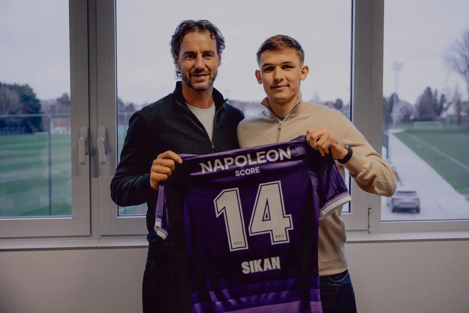 Данило Сікан і Олів'є Ренар / Андерлехт Данило Сікан і Олів'є Ренар / Андерлехт