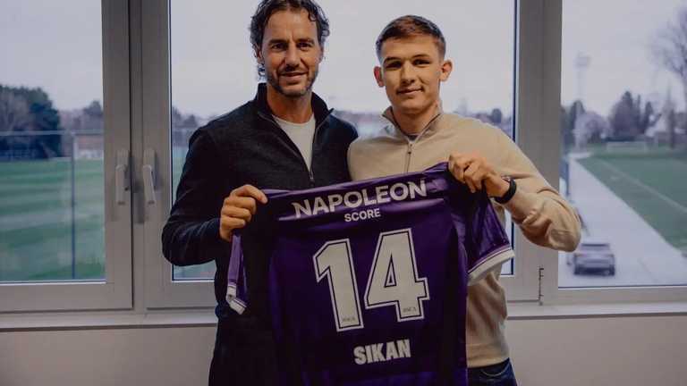 Даниил Сикан и Оливье Ренар / Андерлехт Даниил Сикан и Оливье Ренар / Андерлехт