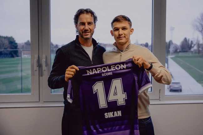 Даниил Сикан и Оливье Ренар / Андерлехт