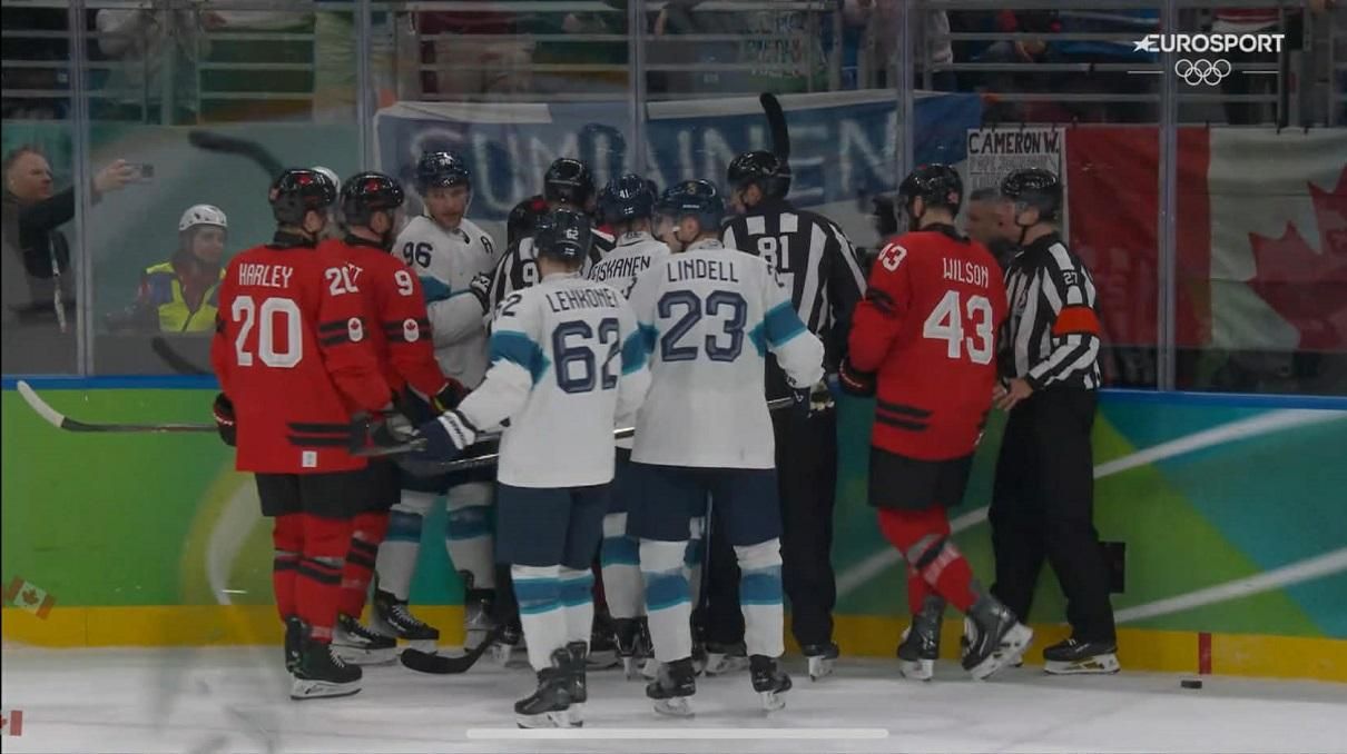 Канада обыграла Финляндию / Скриншот с видео