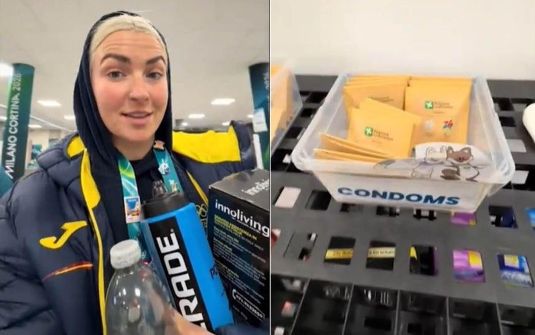 Нестача презервативів на Олімпіаді 2026 / Колаж з відкритих джерел