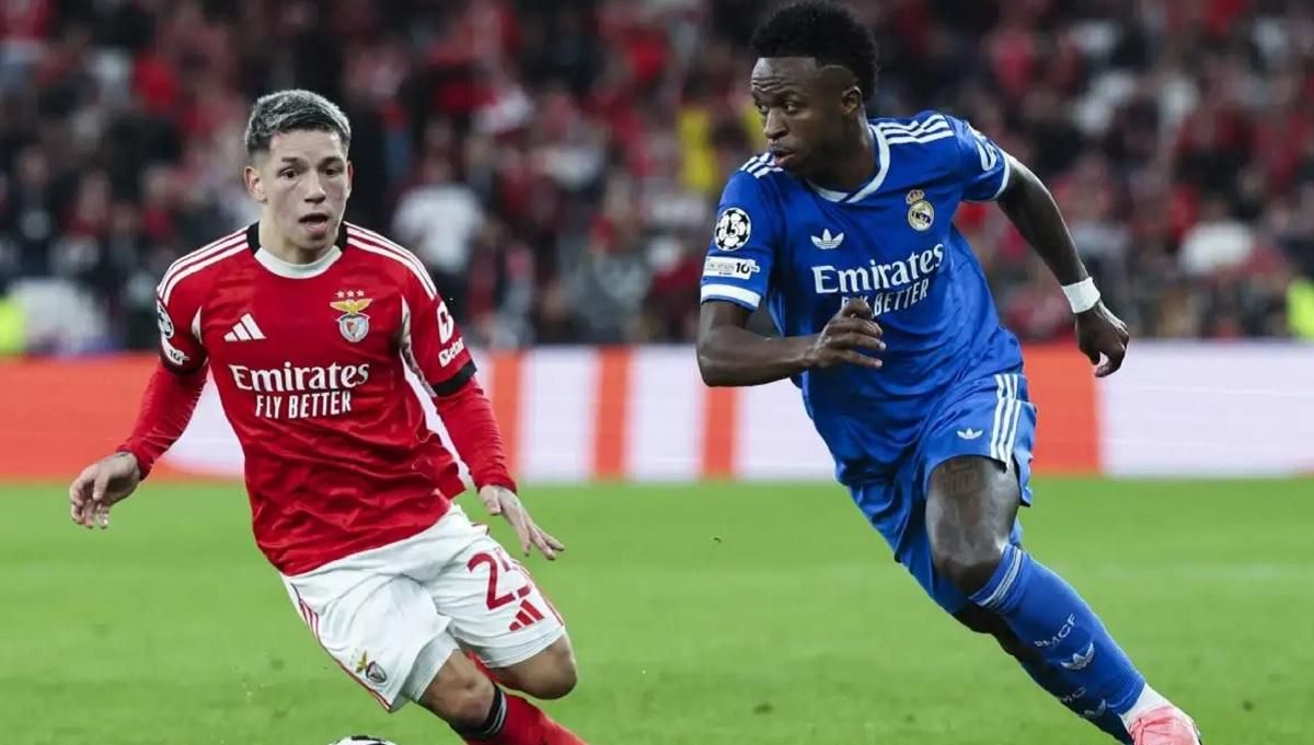 Джанлука Престианни и Винисиус Жуниор / Фото Maxppp