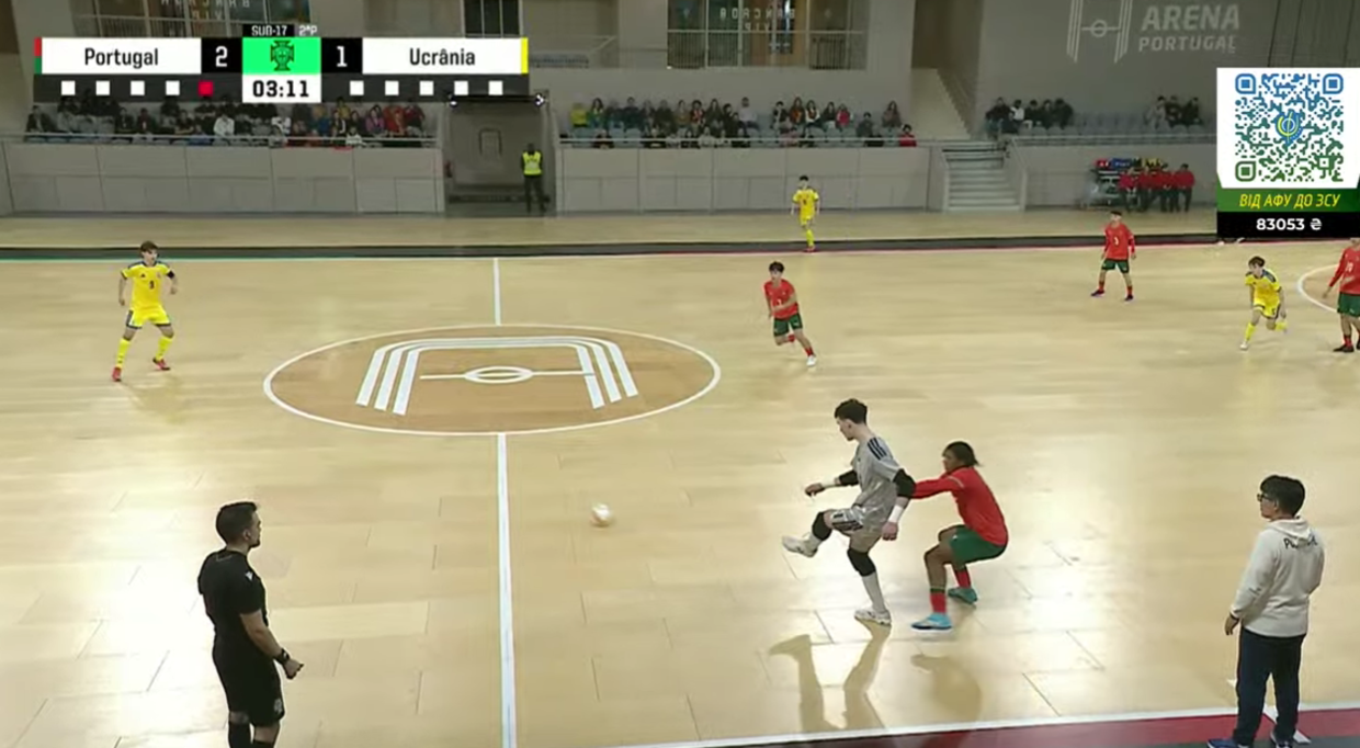 Португалия U-17 – Украина U-18 / Скриншот Португалия U-17 – Украина U-18 / Скриншот