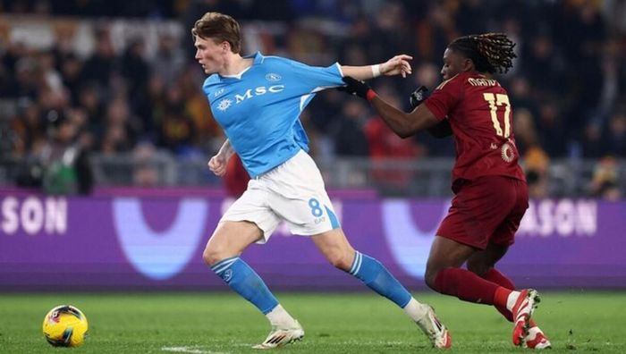 Рома с дублем новичка не удержала победу над Наполи в матче Серии А Рома с дублем новичка не удержала победу над Наполи в матче Серии А