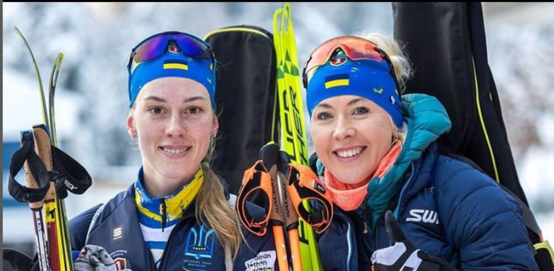 Кристина Дмитренко и Юлия Джима / Dmytro Yevenko/biathlon.com.ua