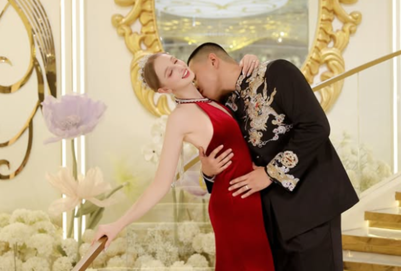 Елена Дяченко с мужем / Фото из Instagram