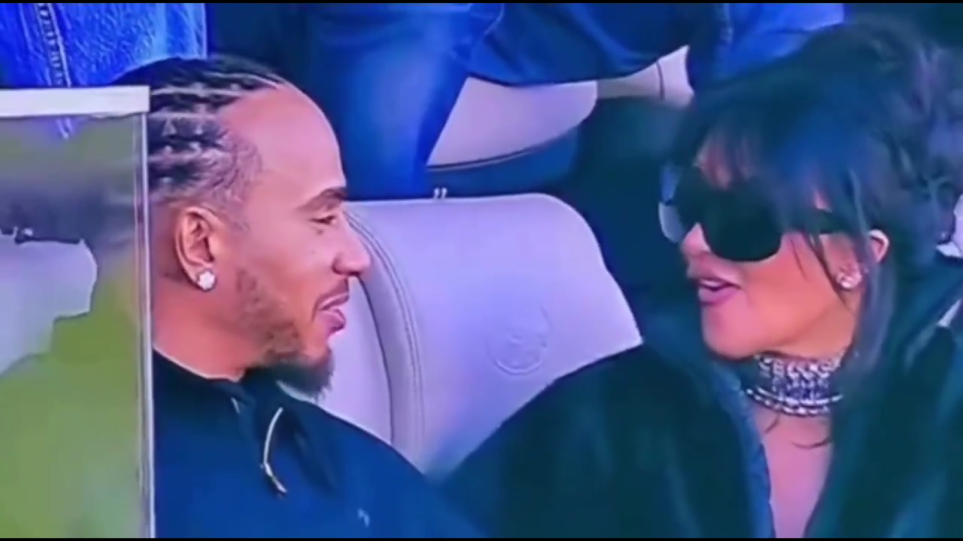 Хэмилтон и Ким Кардашьян / Скриншот