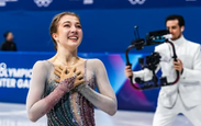 Фігуристка з Харкова ледь не заплакала після встановлення рекорду на Олімпіаді (ФОТО)