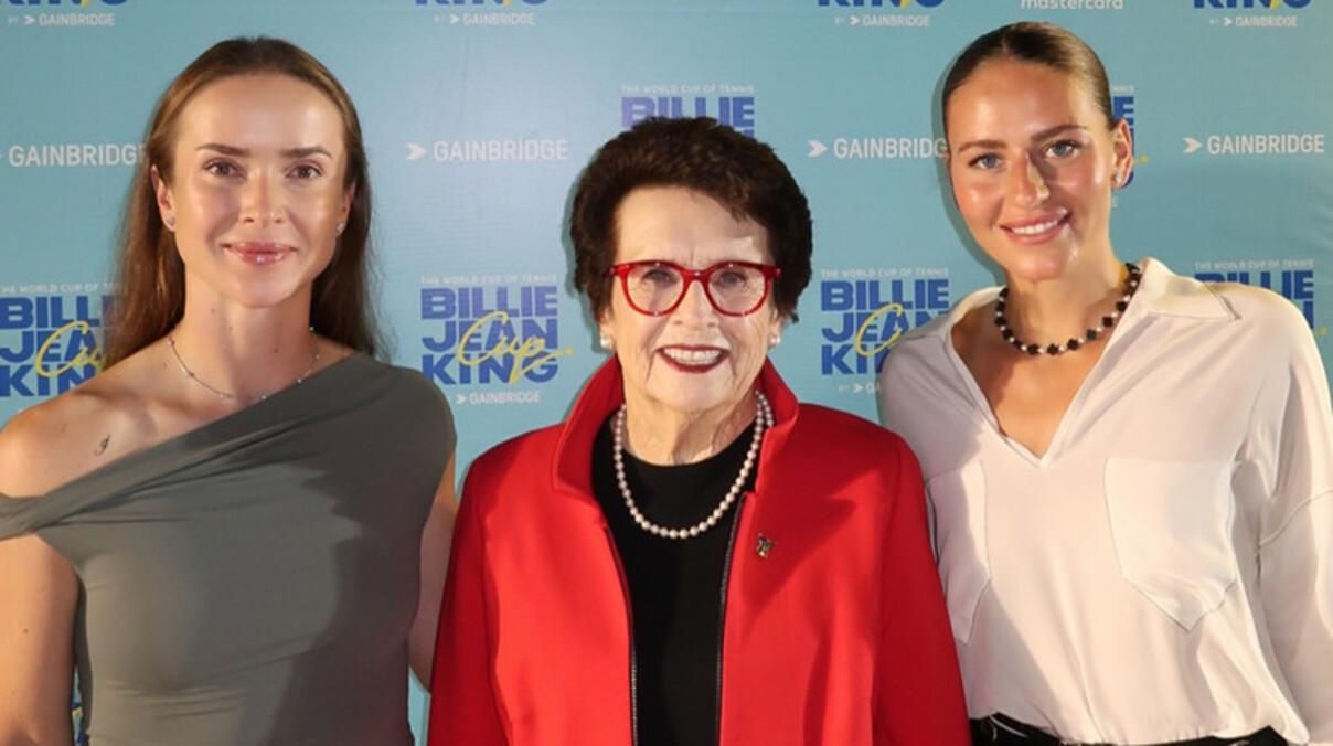 Свитолина, Костюк и Билли Джин Кинг / Фото из соцсетей