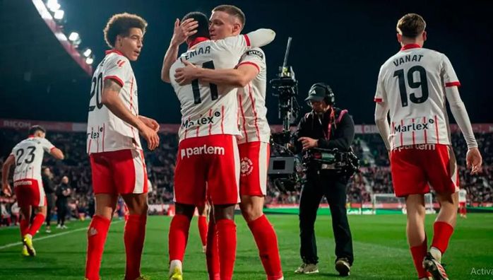 Асист Ваната у відеоогляді матчу Жирона – Барселона – 2:1