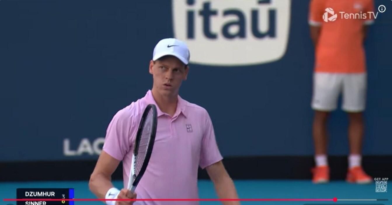 Янник Синнер / Скриншот