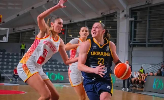 Сборная Украины потерпела фиаско от Черногории в отборе на женский Евробаскет-2027
